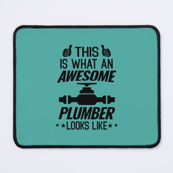 Item preview, This is What An Awesome Plumber Looks like. Funny Plumber quote. Plumber Gift  designed and sold by DesignHouse07.