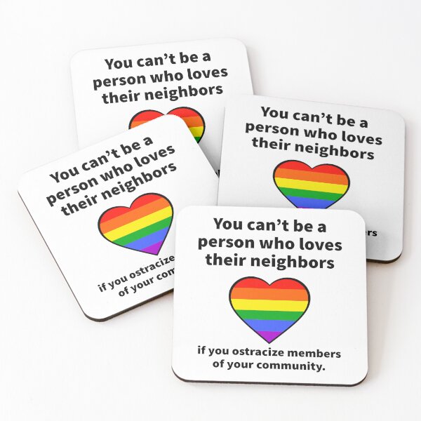 Item preview, Be a person who loves their neighbors  designed and sold by Rachel the Artist .