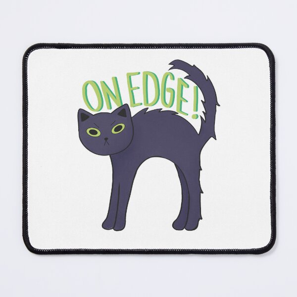 Item preview, On Edge! Black Cat  designed and sold by happyarden.