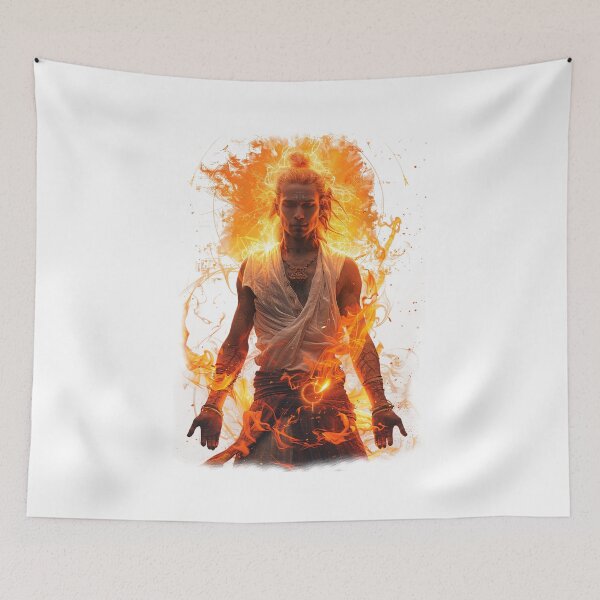 Item preview, Pyromancer T-Shirt (White) designed and sold by Eternal Kingdom Store.