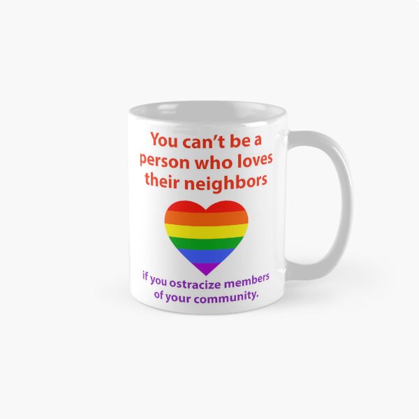 Item preview, Be a person who loves their neighbors  designed and sold by Rachel the Artist .