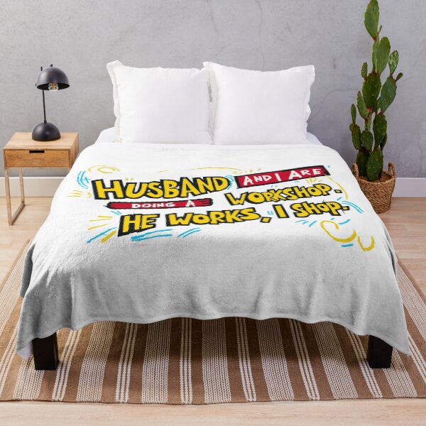 Item preview, He works, I shop designed and sold by LaughingProf.