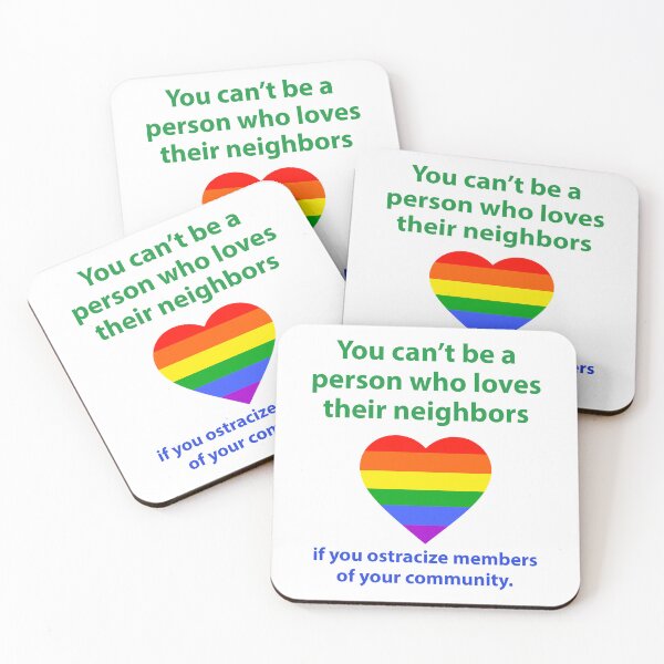 Item preview, Be a person who loves their neighbors  designed and sold by Rachel the Artist .