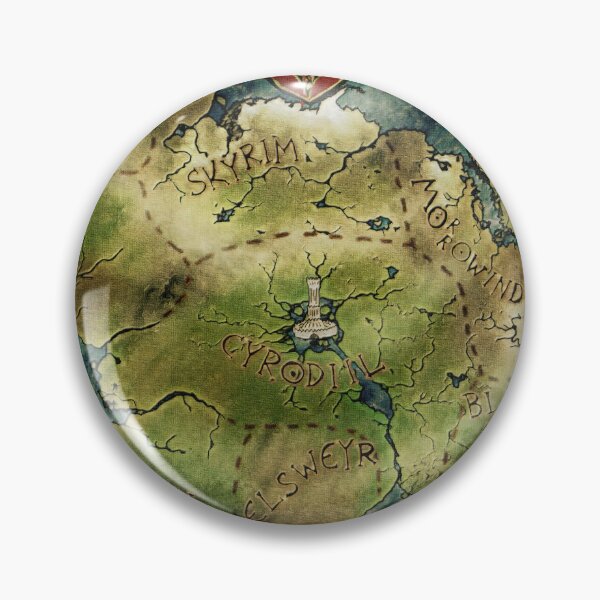 Item preview, Empire Of Tamriel Map designed and sold by daniccus.