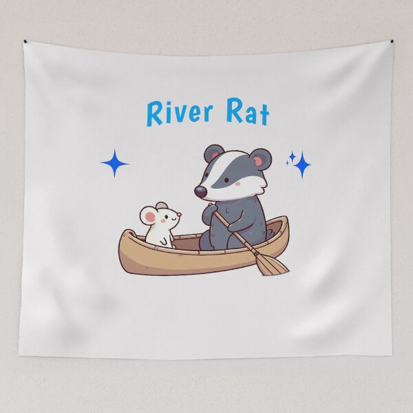 Item preview, river rat Badger designed and sold by LemuellTrends.