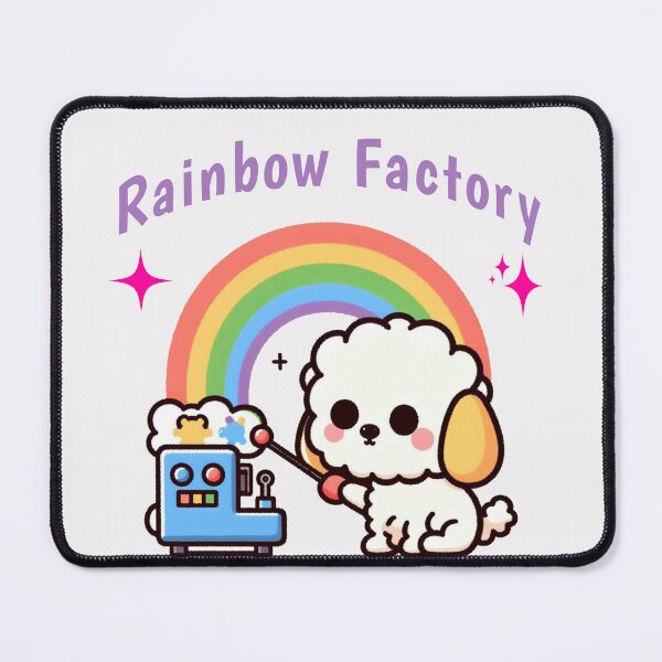 Item preview, rainbow factory Poodle designed and sold by LemuellTrends.