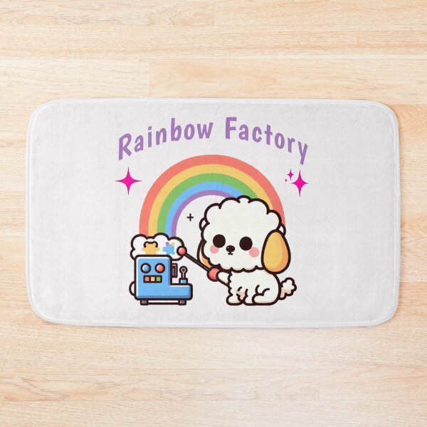 Item preview, rainbow factory Poodle designed and sold by LemuellTrends.