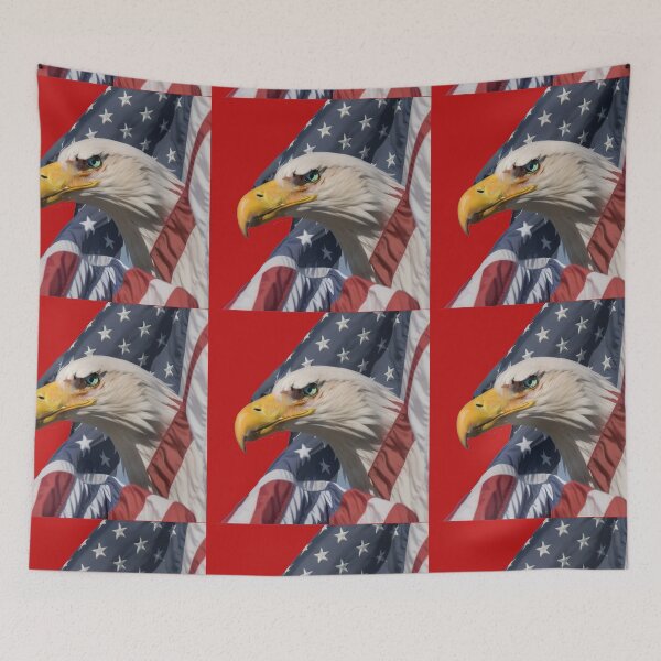 Item preview, Patriotic eagles American symbol and identity 4thJuly vibe designed and sold by luiddesigns.