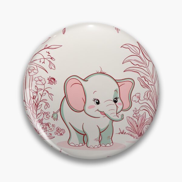 Item preview, Cute Elephant. Little elephant, colorful elephant, elephant drawing designed and sold by ElephantVibes.
