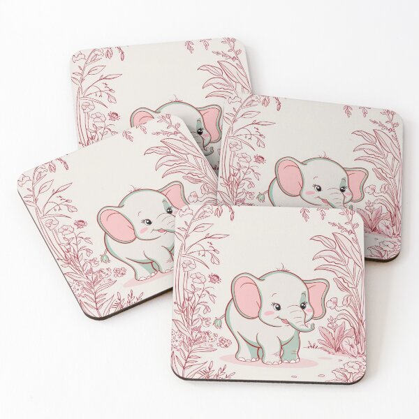 Item preview, Cute Elephant. Little elephant, colorful elephant, elephant drawing designed and sold by ElephantVibes.