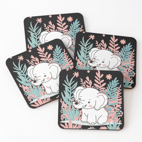 Item preview, Cute Elephant. Little elephant, colorful elephant, elephant drawing designed and sold by ElephantVibes.