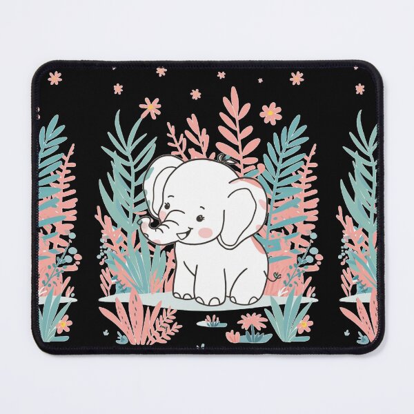 Item preview, Cute Elephant. Little elephant, colorful elephant, elephant drawing designed and sold by ElephantVibes.