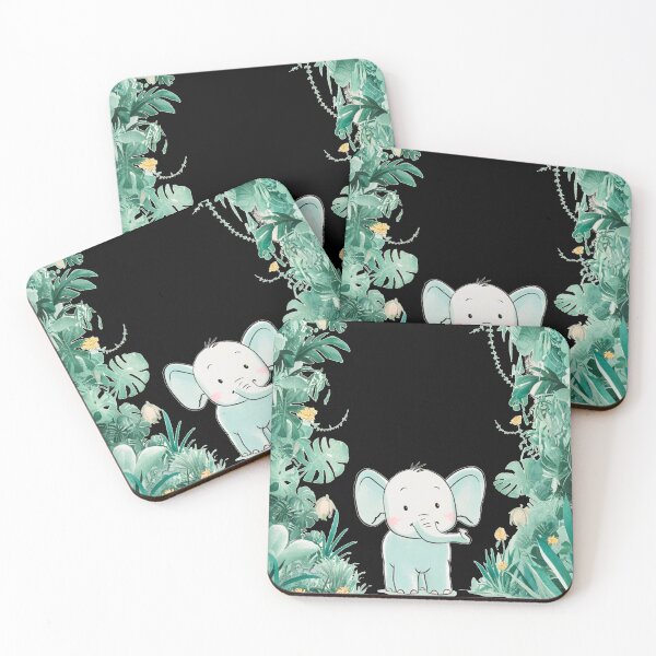 Item preview, Cute Elephant. Little elephant, colorful elephant, elephant drawing designed and sold by ElephantVibes.