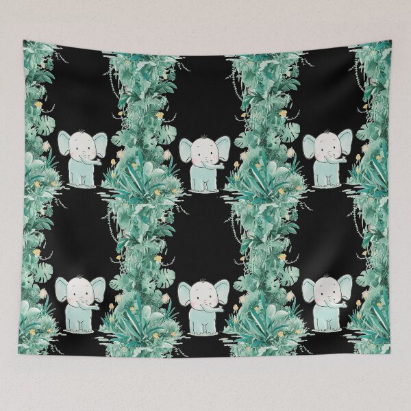 Item preview, Cute Elephant. Little elephant, colorful elephant, elephant drawing designed and sold by ElephantVibes.