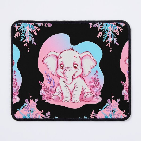 Item preview, Cute Elephant. Little elephant, colorful elephant, elephant drawing designed and sold by ElephantVibes.