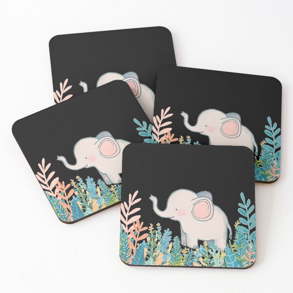 Item preview, Cute Elephant. Little elephant, colorful elephant, elephant drawing designed and sold by ElephantVibes.