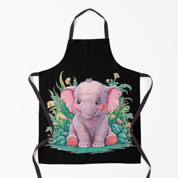 Item preview, Cute Elephant. Little elephant, colorful elephant, elephant drawing designed and sold by ElephantVibes.