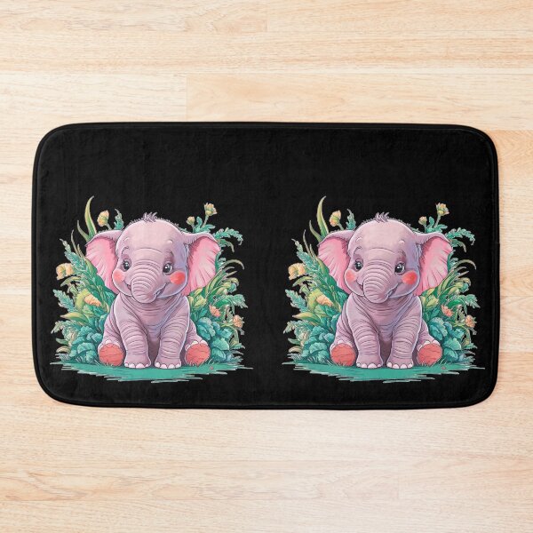 Item preview, Cute Elephant. Little elephant, colorful elephant, elephant drawing designed and sold by ElephantVibes.