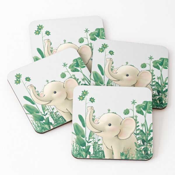 Item preview, Cute Elephant. Little elephant, colorful elephant, elephant drawing designed and sold by ElephantVibes.