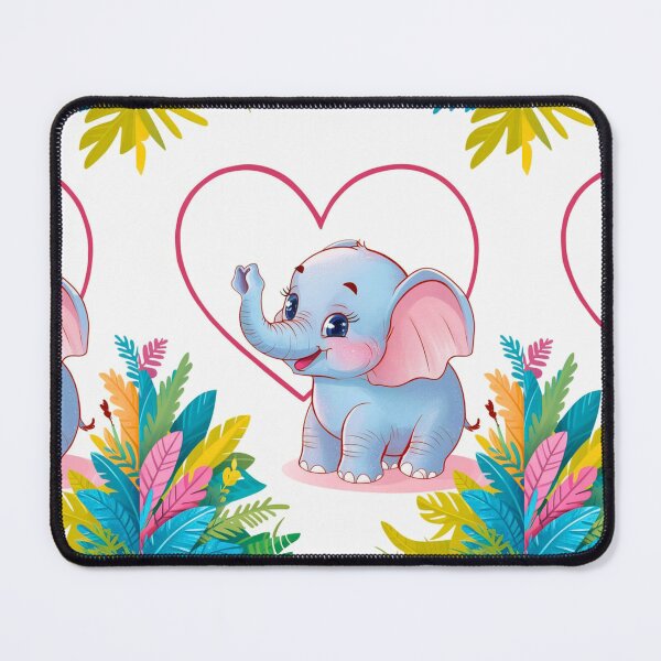 Item preview, Cute Elephant. Little elephant, colorful elephant, elephant drawing designed and sold by ElephantVibes.