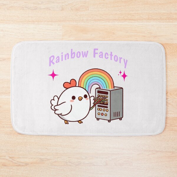 Item preview, rainbow factory Chicken designed and sold by LemuellTrends.