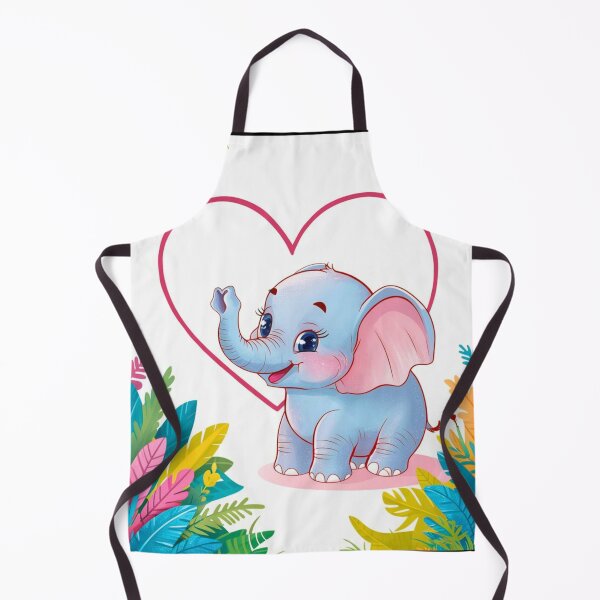 Item preview, Cute Elephant. Little elephant, colorful elephant, elephant drawing designed and sold by ElephantVibes.