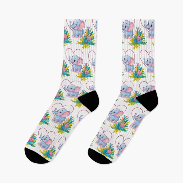 Item preview, Cute Elephant. Little elephant, colorful elephant, elephant drawing designed and sold by ElephantVibes.