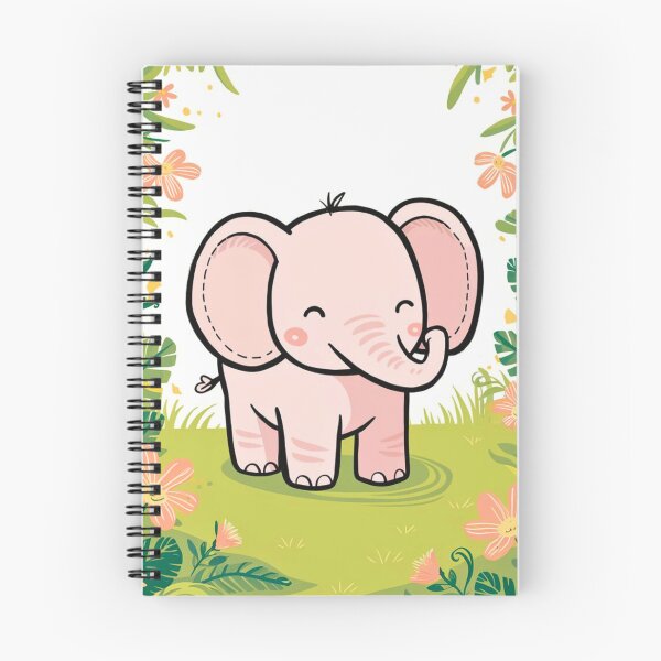 Item preview, Cute Elephant. Little elephant, colorful elephant, elephant drawing designed and sold by ElephantVibes.