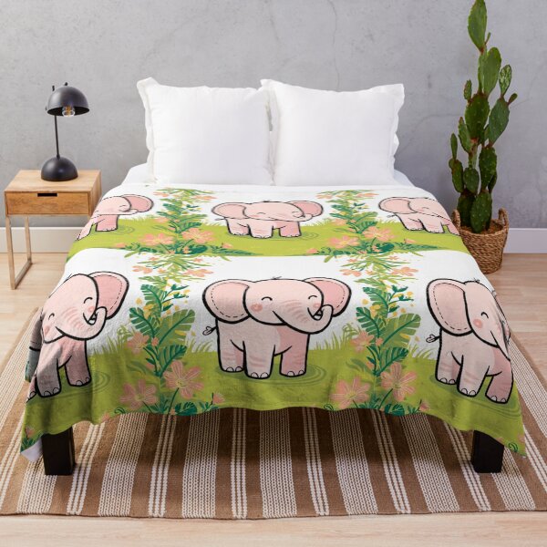 Item preview, Cute Elephant. Little elephant, colorful elephant, elephant drawing designed and sold by ElephantVibes.