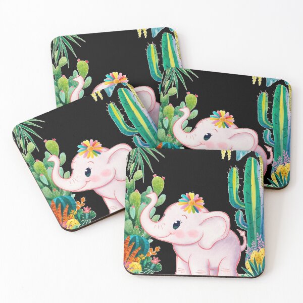 Item preview, Cute Elephant. Little elephant, colorful elephant, elephant drawing designed and sold by ElephantVibes.
