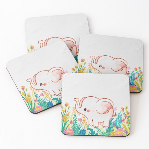 Item preview, Cute Elephant. Little elephant, colorful elephant, elephant drawing designed and sold by ElephantVibes.