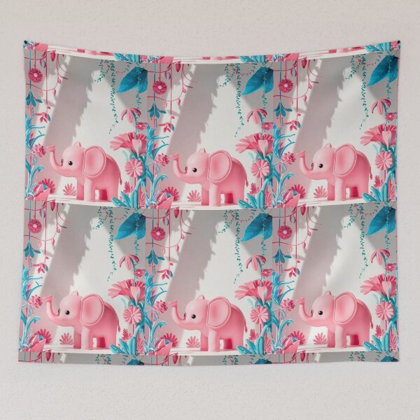 Item preview, Cute Elephant. Little elephant, colorful elephant, elephant drawing designed and sold by ElephantVibes.