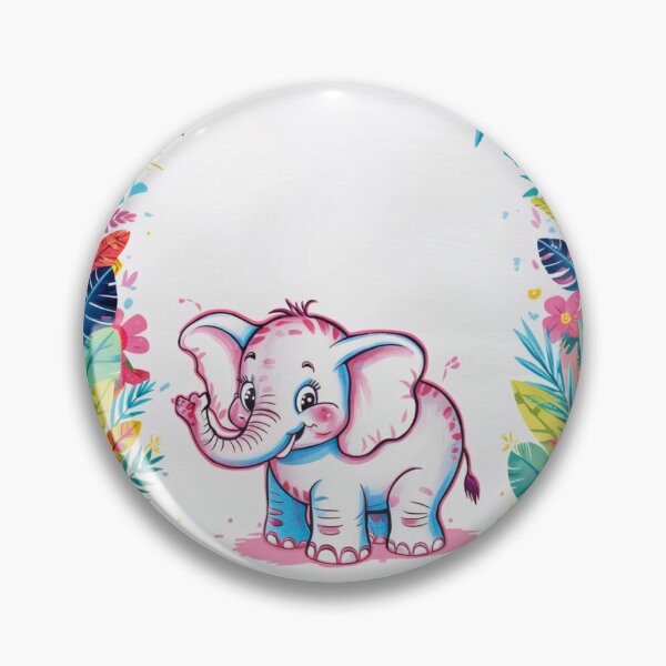 Item preview, Cute Elephant. Little elephant, colorful elephant, elephant drawing designed and sold by ElephantVibes.