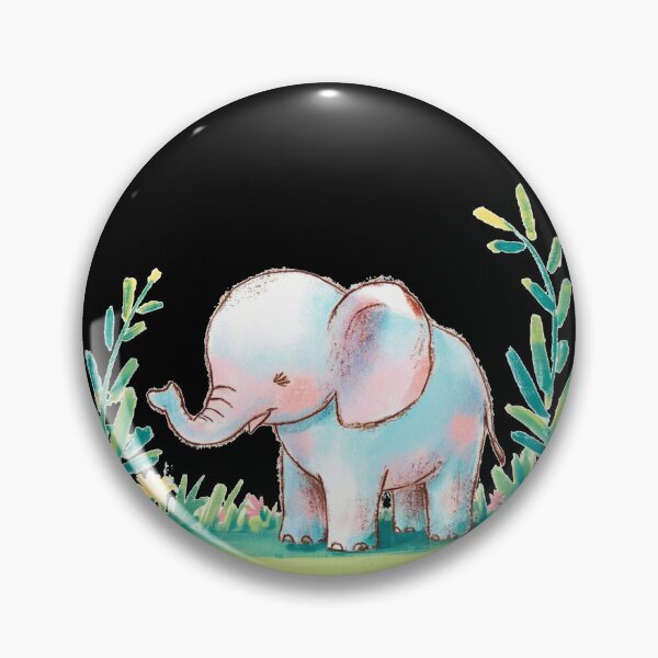 Item preview, Cute Elephant. Little elephant, colorful elephant, elephant drawing designed and sold by ElephantVibes.