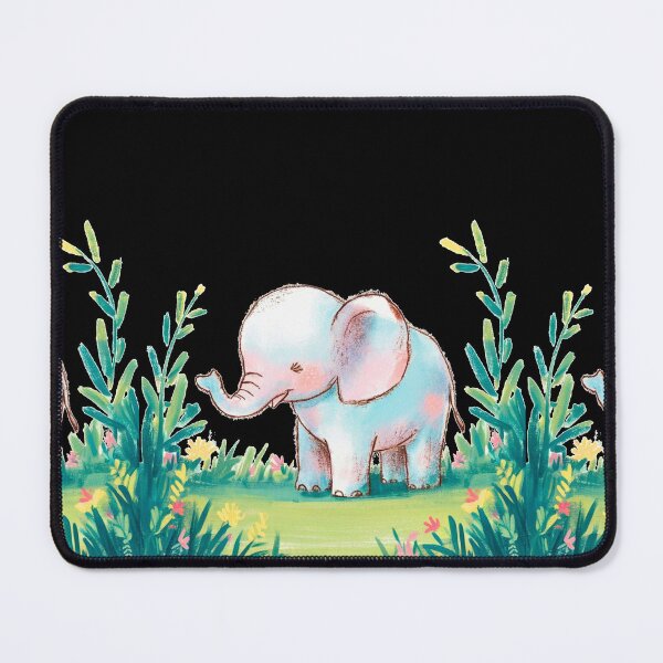 Item preview, Cute Elephant. Little elephant, colorful elephant, elephant drawing designed and sold by ElephantVibes.