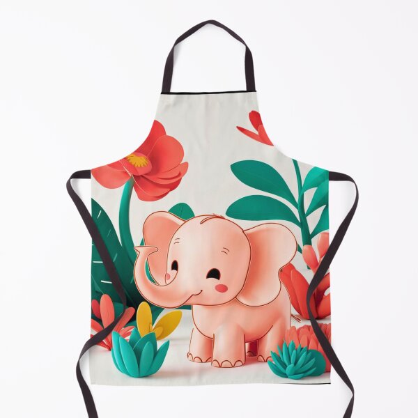 Item preview, Cute Elephant. Little elephant, colorful elephant, elephant drawing designed and sold by ElephantVibes.