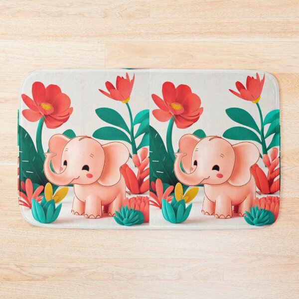 Item preview, Cute Elephant. Little elephant, colorful elephant, elephant drawing designed and sold by ElephantVibes.