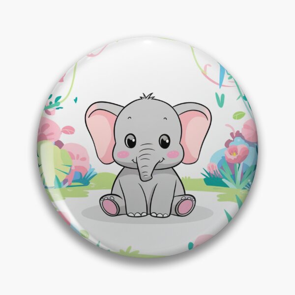 Item preview, Cute Elephant. Little elephant, colorful elephant, elephant drawing designed and sold by ElephantVibes.