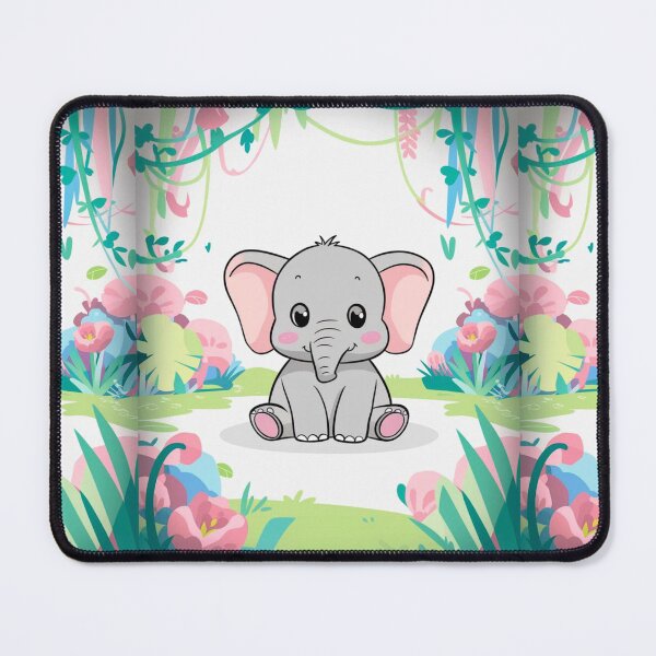 Item preview, Cute Elephant. Little elephant, colorful elephant, elephant drawing designed and sold by ElephantVibes.