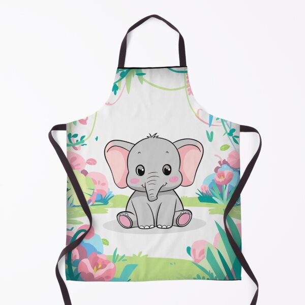 Item preview, Cute Elephant. Little elephant, colorful elephant, elephant drawing designed and sold by ElephantVibes.