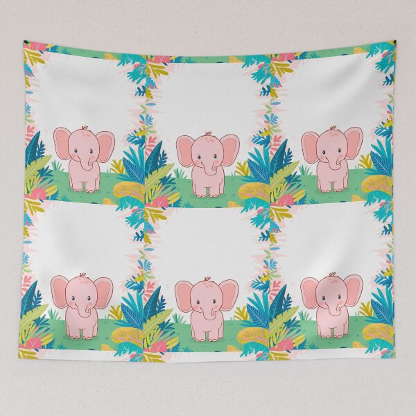 Item preview, Cute Elephant. Little elephant, colorful elephant, elephant drawing designed and sold by ElephantVibes.