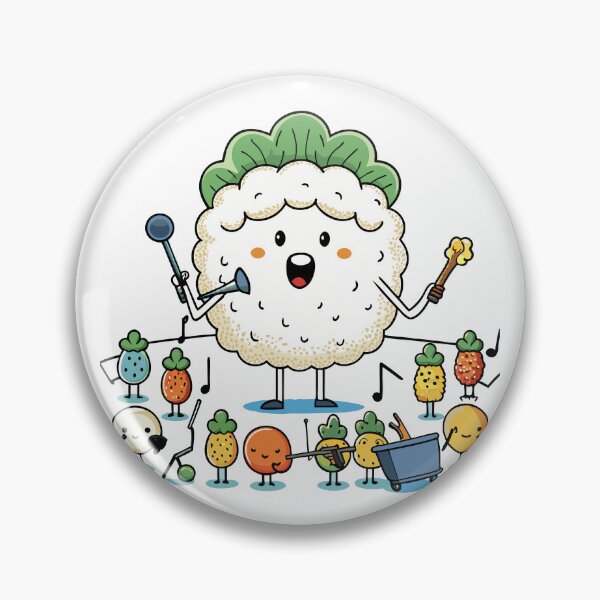 Item preview, Fluffy Cauliflower Hosting a Garden Concert designed and sold by omerfdln34.