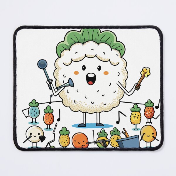 Item preview, Fluffy Cauliflower Hosting a Garden Concert designed and sold by omerfdln34.