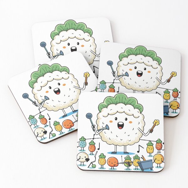 Item preview, Fluffy Cauliflower Hosting a Garden Concert designed and sold by omerfdln34.