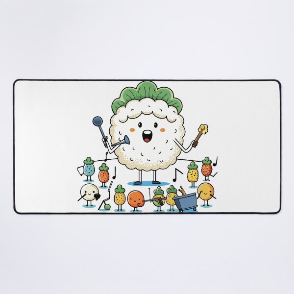 Item preview, Fluffy Cauliflower Hosting a Garden Concert designed and sold by omerfdln34.