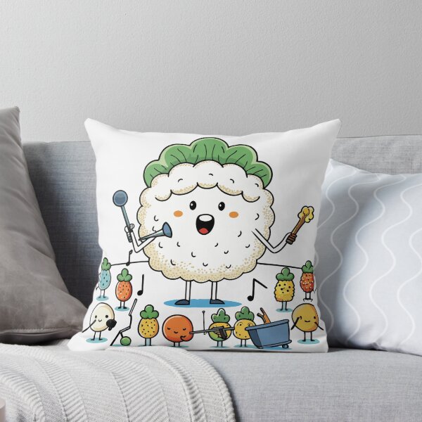 Item preview, Fluffy Cauliflower Hosting a Garden Concert designed and sold by omerfdln34.