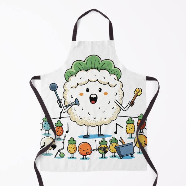 Item preview, Fluffy Cauliflower Hosting a Garden Concert designed and sold by omerfdln34.
