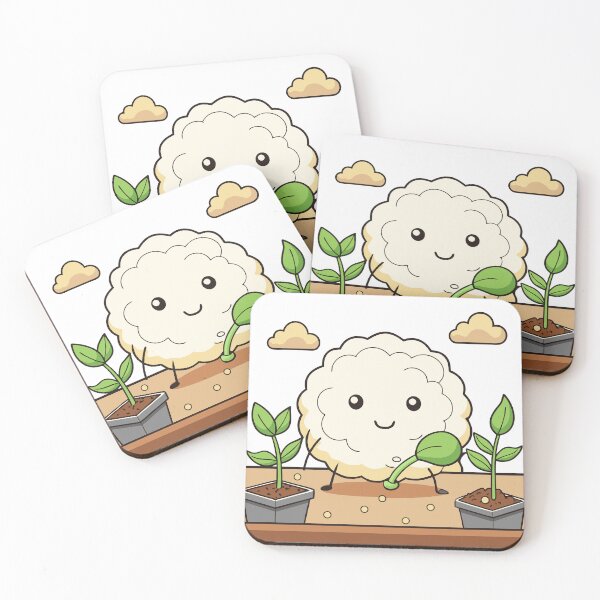 Item preview, Fluffy Cauliflower in a Mini Garden designed and sold by omerfdln34.