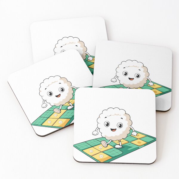 Item preview, Fluffy Cauliflower's Hopscotch Adventure designed and sold by omerfdln34.