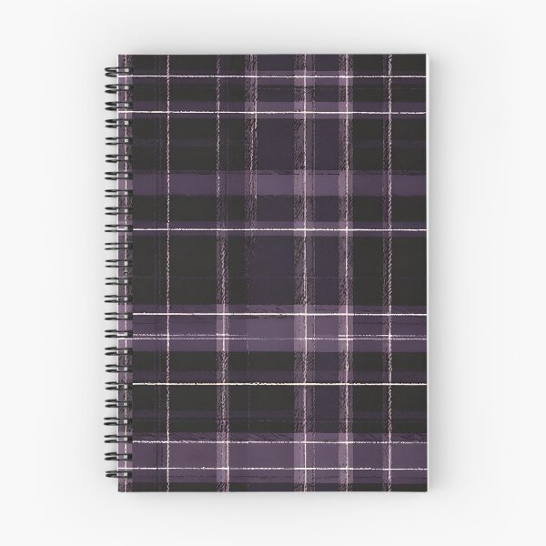 Item preview, Black and Purple Grunge Tartan Print Pattern designed and sold by Ninjakandy.
